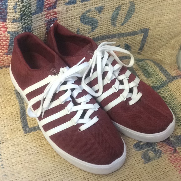 maroon k swiss
